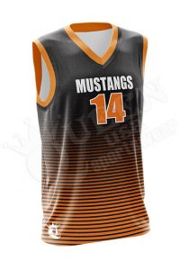 Sublimated Basketball Jersey - Blue Devils style