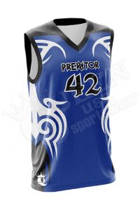 Sublimated Basketball Jersey - Blue Devils style