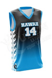 Sublimated Basketball Jersey - Blue Devils style