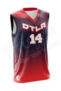 Sublimated Basketball Jersey - Blue Devils style