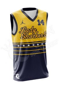 Sublimated Basketball Jersey - Brookood style