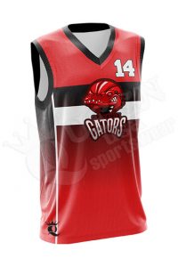 Sublimated Basketball Jersey - Brookood style