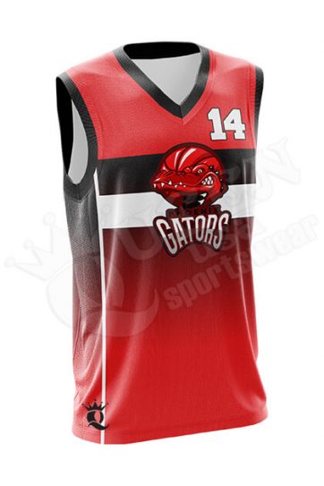 Sublimated Basketball Jersey - Brookood style