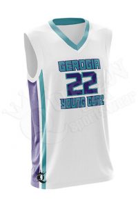 Sublimated Basketball Jersey - Brookood style