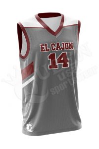 Sublimated Basketball Jersey - Brookood style