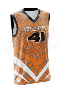 Sublimated Basketball Jersey - Sparks style