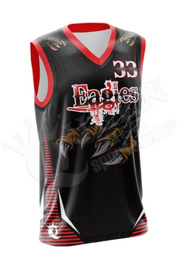 Sublimated Basketball Jersey - Knights style