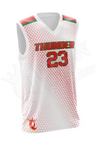 Sublimated Basketball Jersey - Knights style