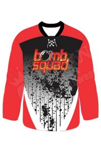 Custom Hockey Jersey- Bomb Squad Style