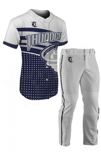 Custom Baseball Uniform - Mustangs Style