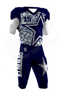 Sublimated Football Uniform - Patriots Style