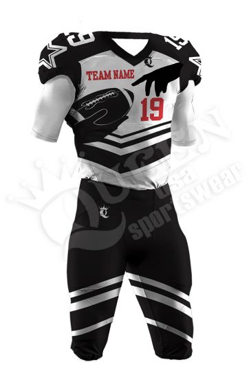 Sublimated Football Uniform - Bulldog Style