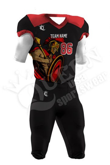 Sublimated Football Uniform - Bulldog Style