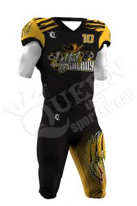 Sublimated Football Uniform - Bulldog Style