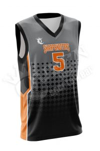 Sublimated Basketball Jersey - Wolfpack style