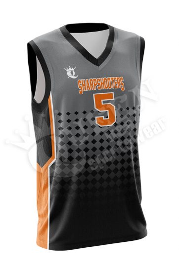 Sublimated Basketball Jersey - Wolfpack style