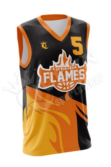 Sublimated Basketball Jersey - Wolfpack style