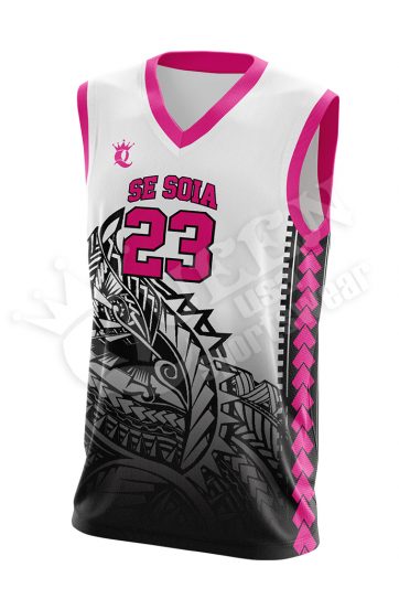 Sublimated Basketball Jersey - Wolfpack style