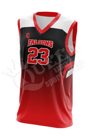 Sublimated Basketball Jersey - Wolfpack style