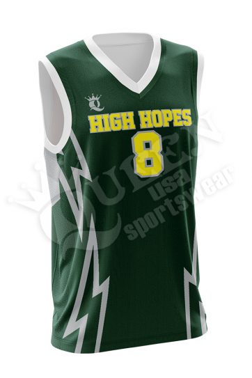 Sublimated Basketball Jersey - Wolfpack style