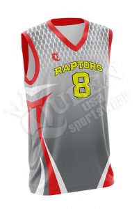 Sublimated Basketball Jersey - Wolfpack style