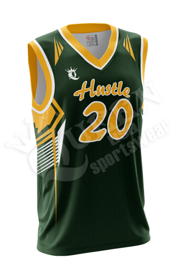 Sublimated Basketball Jersey - Hustle style