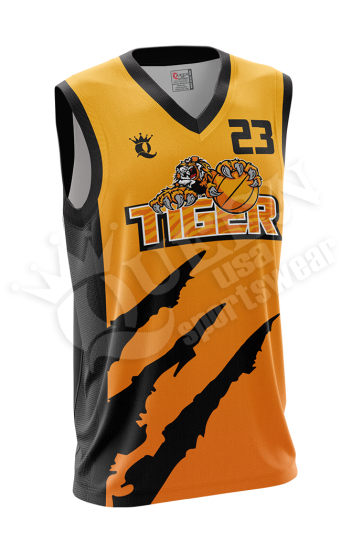 Sublimated Basketball Jersey - Hustle style