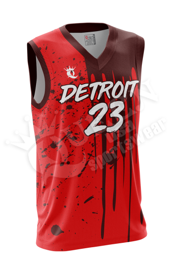 Sublimated Basketball Jersey - Hustle style