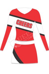 Custom Cheerleading Uniform - Rirates Style