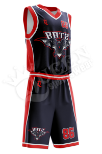 Reversible Basketball Uniform - USA style